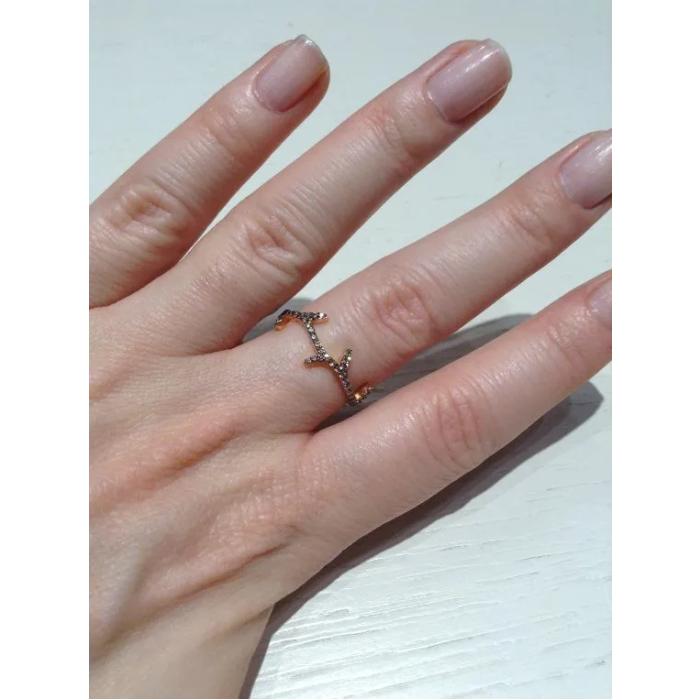 Kanyak Pırlantalı Dal Yüzük